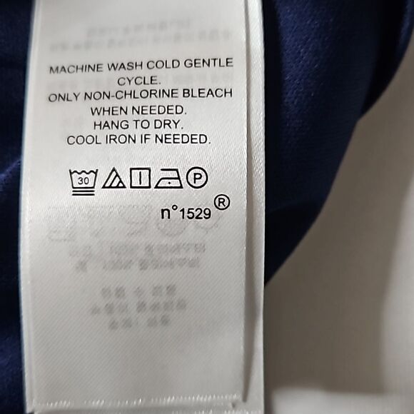 Lauren Ralph Lauren Blue flutter sleeve dress size 10 - Picture 11 of 13